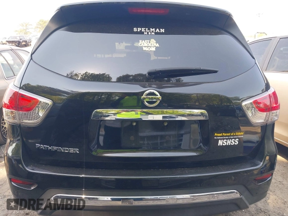 2016 Nissan Pathfinder SV with VIN 5N1AR2MN3GC664163, listed as a IAAI auction lot 42071463 with 214,767 mi miles. Bid and sale history available at carsss.com. Image 16.