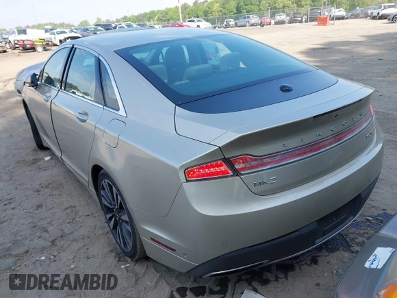 2017 Lincoln MKZ Reserve with VIN 3LN6L5EC4HR627938, listed as a IAAI auction lot 42078505 with 88,926 mi miles and . Bid and sale history available at DreamBid. Image 3.