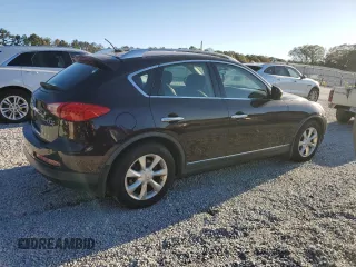 2010 Infiniti EX Journey with VIN JN1AJ0HP7AM701988, listed as a Copart auction lot 81646054 with 145,198 mi miles and Salvage Title. Bid and sale history available at DreamBid. Image 3.