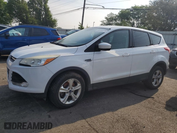 2014 Ford Escape SE z VIN 1FMCU9GX5EUC60849, wystawiony jako Copart lot #60498575 z przebiegiem Nie podano mil oraz Szkoda całkowita • Salvage title. Historia ofert i sprzedaży dostępna na DreamBid. Obrazek 1.