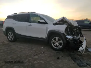 2019 GMC Terrain SLE with VIN 3GKALTEV9KL195267, listed as a Copart auction lot 86760624 with 60,331 mi miles and Salvage title. Bid and sale history available at DreamBid. Image 4.