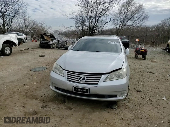 2011 Lexus ES with VIN JTHBK1EG7B2468375, listed as a Copart auction lot 46192565 with Not Provided miles and Salvage Title. Bid and sale history available at carsss.com. Image 10.