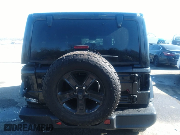 2023 Jeep Wrangler Sahara with VIN 1C4HJXEN9PW624996, listed as a IAAI auction lot 41132256 with 20,980 mi miles. Bid and sale history available at carsss.com. Image 17.