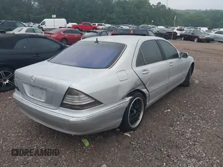 2002 Mercedes-Benz S 430 with VIN WDBNG70J32A225172, listed as a IAAI auction lot 42247387 with 224,780 mi miles and . Bid and sale history available at DreamBid. Image 4.