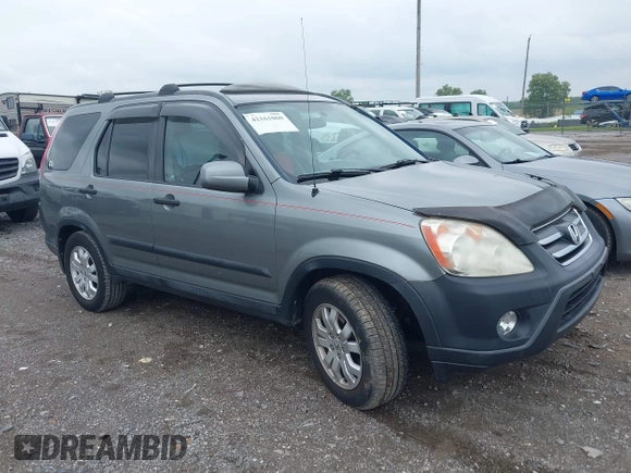 2005 Honda CR-V EX with VIN SHSRD78845U332443, listed as a IAAI auction lot 42161060 with 72,444 mi miles and . Bid and sale history available at carsss.com. Image 1.