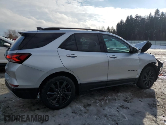 2022 Chevrolet Equinox RS with VIN 3GNAXWEV1NS106987, listed as a Copart auction lot 65253865 with 29,171 mi miles and Non repairable. Bid and sale history available at DreamBid. Image 3.