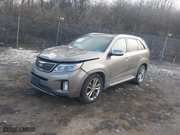 2014 Kia Sorento SX Limited with VIN 5XYKWDA71EG510837, listed as a IAAI auction lot 41311819 with 119,344 mi miles. Bid and sale history available at carsss.com. Image 17.