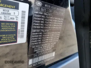 2015 Land Rover Range Rover with VIN SALGR2VF5FA240802, listed as a Copart auction lot 39149714 with 120,234 mi miles. Bid and sale history available at carsss.com. Image 15.