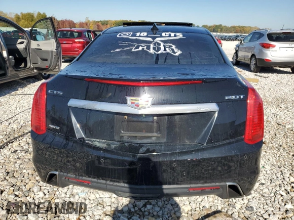 2018 Cadillac CTS Sedan Luxury AWD with VIN 1G6AX5SX2J0157766, listed as a Copart auction lot 75521394 with 0 mi miles and Clean Title. Bid and sale history available at carsss.com. Image 6.