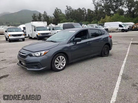 2021 Subaru Impreza with VIN 4S3GTAB64M3703750, listed as a Copart auction lot 55488495 with 48,039 mi miles and Salvage title. Bid and sale history available at DreamBid. Image 13.