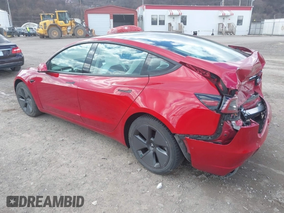 2021 Tesla Model 3 Long Range with VIN 5YJ3E1EB0MF902833, listed as a IAAI auction lot 41854474 with 41,982 mi miles and . Bid and sale history available at DreamBid. Image 3.