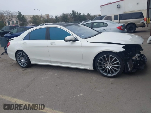 2014 Mercedes-Benz S-Class S 550 with VIN WDDUG8CB0EA054320, listed as a IAAI auction lot 41878661 with 98,825 mi miles. Bid and sale history available at carsss.com. Image 14.