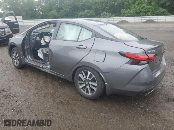 2021 Nissan Versa SV with VIN 3N1CN8EV6ML917506, listed as a Copart auction lot 60852975 with 22,331 mi miles and Salvage title. Bid and sale history available at DreamBid. Image 2.