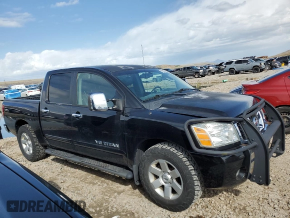 2005 Nissan Titan SE with VIN 1N6AA07A55N503384, listed as a Copart auction lot 51295665 with 92,942 mi miles and Salvage Title. Bid and sale history available at DreamBid. Image 4.