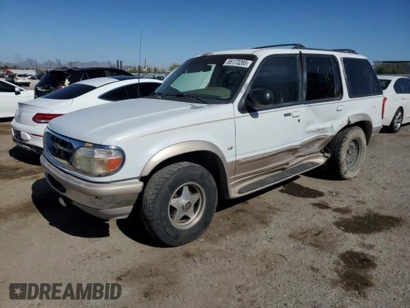 1998 Ford Explorer XLT with VIN 1FMZU32P7WZC30996, listed as a Copart auction lot 55173285 with 154,893 mi miles and Salvage title. Bid and sale history available at DreamBid. Image 1.