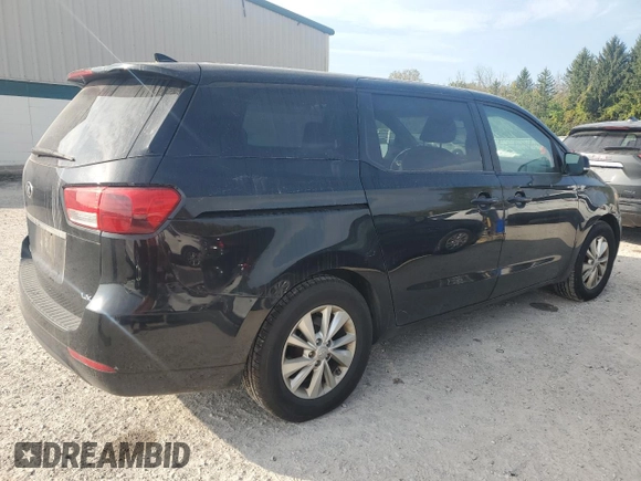2017 Kia Sedona LX with VIN KNDMB5C16H6306898, listed as a Copart auction lot 71790784 with 51,508 mi miles and Salvage Title. Bid and sale history available at carsss.com. Image 3.