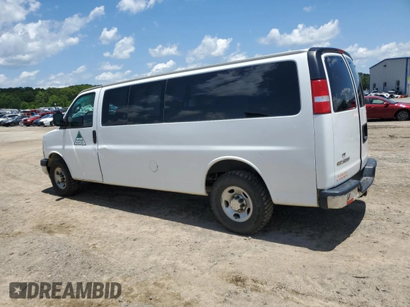 2019 Chevrolet Express Passenger LT with VIN 1GAZGPFG4K1341049, listed as a Copart auction lot 60321535 with 160,353 mi miles and Salvage title. Bid and sale history available at DreamBid. Image 2.