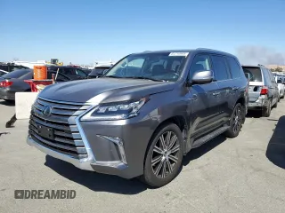 2018 Lexus LX with VIN JTJHY7AX0J4254556, listed as a Copart auction lot 64710904 with 76,701 mi miles and Salvage Title. Bid and sale history available at carsss.com. Image 1.