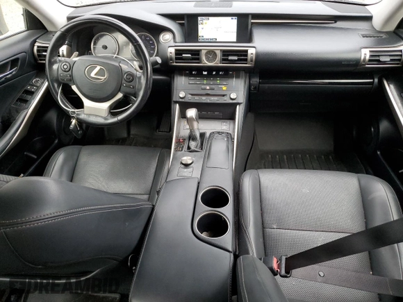 2015 Lexus IS 250 with VIN JTHCF1D26F5025475, listed as a Copart auction lot 83206504 with 108,246 mi miles and Salvage title. Bid and sale history available at DreamBid. Image 8.