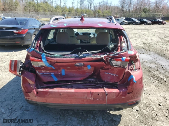 2020 Subaru Impreza Limited with VIN 4S3GTAU67L3726886, listed as a Copart auction lot 49398075 with 53,006 mi miles and Salvage Title. Bid and sale history available at carsss.com. Image 6.