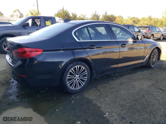 2019 BMW 5 Series 530i xDrive with VIN WBAJA7C55KWW18669, listed as a Copart auction lot 74400424 with 162,503 mi miles and Clean Title. Bid and sale history available at carsss.com. Image 3.