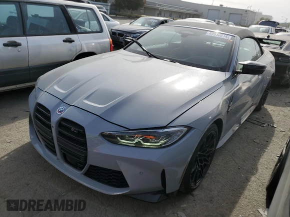2023 BMW M4 Competition xDrive with VIN WBS33BA00PCM02245, listed as a Copart auction lot 49930614 with 13,688 mi miles and Salvage Title. Bid and sale history available at carsss.com. Image 1.