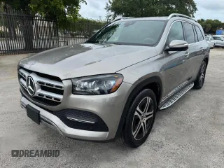 2020 Mercedes-Benz GLS 450 z VIN 4JGFF5KE9LA115060, wystawiony jako Copart lot #60272585 z przebiegiem 84 147 mil mil oraz Czysty tytuł • Clean title. Historia ofert i sprzedaży dostępna na DreamBid. Obrazek 1.