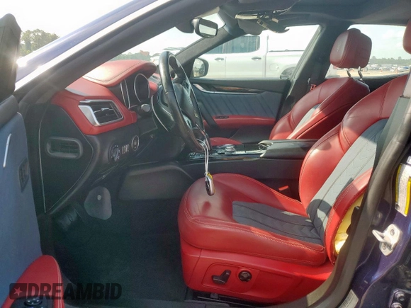 2019 Maserati Ghibli S Q4 GranLusso с VIN ZAM57YTLXK1314852, выставлен на аукционе Copart как лот 57272105 с пробегом 19 175 миль миль и Списание • Salvage title. История ставок и продаж доступна на DreamBid. Изображение 7.