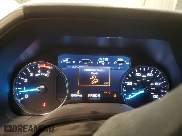 2022 Ford F-350 XL with VIN 1FT8W3DT7NEG24296, listed as a Copart auction lot 46911675 with 42,076 mi miles and Salvage Title. Bid and sale history available at DreamBid. Image 9.