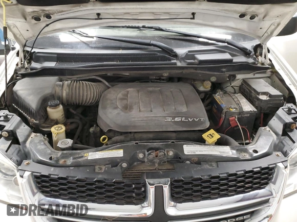 2011 Dodge Grand Caravan SXT with VIN 2D4RN4DG4BR647732, listed as a Copart auction lot 51092855 with 255,771 mi miles and Salvage Title. Bid and sale history available at DreamBid. Image 12.
