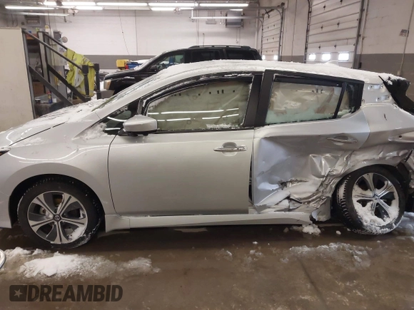 2022 Nissan LEAF SV Plus with VIN 1N4BZ1CV3NC552390, listed as a IAAI auction lot 41600705 with 28,931 mi miles and . Bid and sale history available at DreamBid. Image 14.