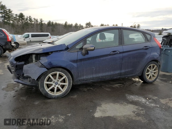 2016 Ford Fiesta SE with VIN 3FADP4EJXGM141998, listed as a Copart auction lot 45905835 with 105,137 mi miles and Salvage Title. Bid and sale history available at DreamBid. Image 1.