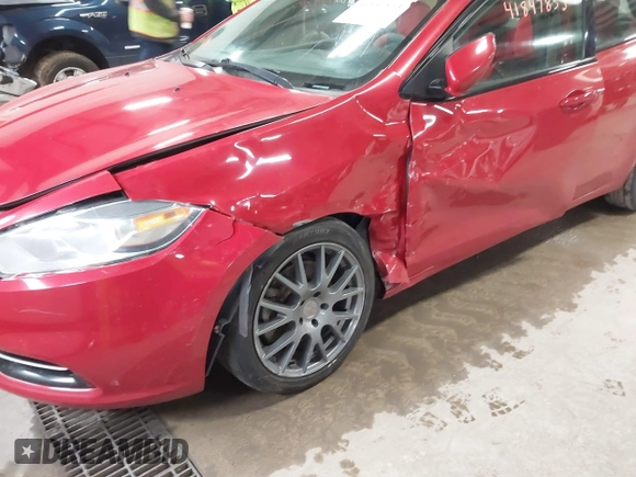 2013 Dodge Dart SXT with VIN 1C3CDFBA1DD221264, listed as a IAAI auction lot 41847853 with 149,242 mi miles. Bid and sale history available at carsss.com. Image 6.