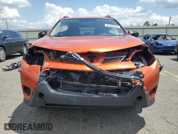 2015 Toyota RAV4 LE with VIN JTMBFREV7FD108875, listed as a Copart auction lot 61109445 with 154,558 mi miles and Salvage title. Bid and sale history available at DreamBid. Image 5.