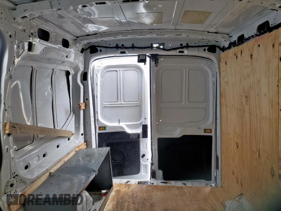 2023 Ford Transit with VIN 1FTYE1CGXPKA13081, listed as a Copart auction lot 55583935 with 126,698 mi miles and Salvage title. Bid and sale history available at DreamBid. Image 10.