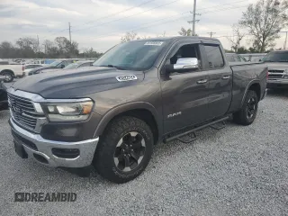 2020 Ram 1500 Laramie with VIN 1C6SRFDTXLN280059, listed as a Copart auction lot 89138865 with 99,114 mi miles and Salvage Title. Bid and sale history available at carsss.com. Image 1.