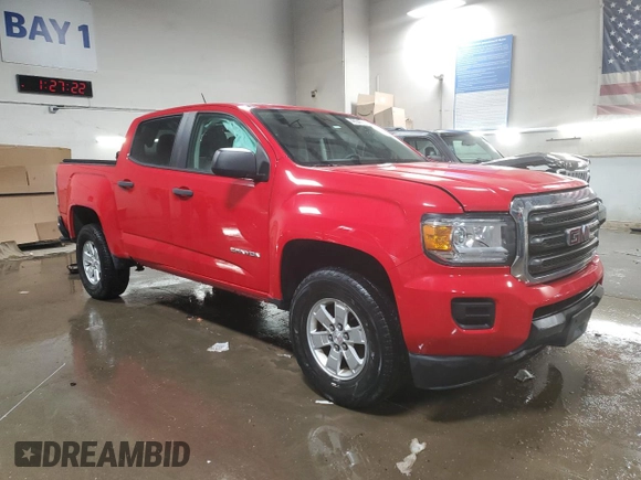 2019 GMC Canyon 2WD with VIN 1GTG5BEN9K1342978, listed as a Copart auction lot 49545605 with 47,266 mi miles and Salvage Title. Bid and sale history available at carsss.com. Image 4.