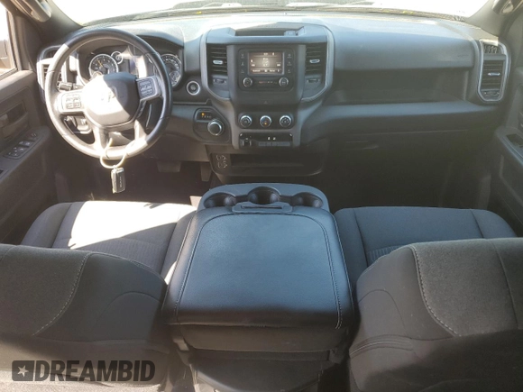 2022 Ram 2500 Tradesman with VIN 3C6UR5HJXNG157305, listed as a Copart auction lot 52484455 with 35,973 mi miles and Salvage title. Bid and sale history available at DreamBid. Image 8.