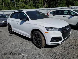 2019 Audi SQ5 Prestige with VIN WA1C4AFY6K2120827, listed as a Copart auction lot 52630964 with 17,684 mi miles and . Bid and sale history available at DreamBid. Image 4.
