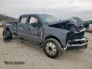 2025 Ford Super Duty F-450 DRW XL with VIN 1FT8W4DT4SEC06280, listed as a Copart auction lot 48134585 with 2,286 mi miles and Salvage Title. Bid and sale history available at carsss.com. Image 4.