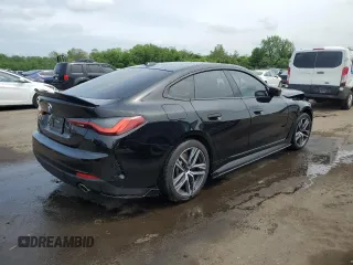2024 BMW 4 Series 430i xDrive z VIN WBA73AV05RFP73980, wystawiony jako Copart lot #57059745 z przebiegiem 29 170 mil mil oraz Szkoda całkowita • Salvage title. Historia ofert i sprzedaży dostępna na DreamBid. Obrazek 3.