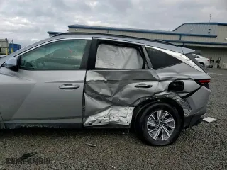 2023 Hyundai Tucson Hybrid Blue with VIN KM8JBCA10PU092040, listed as a Copart auction lot 86124384 with 21,546 mi miles and Salvage Title. Bid and sale history available at carsss.com. Image 12.