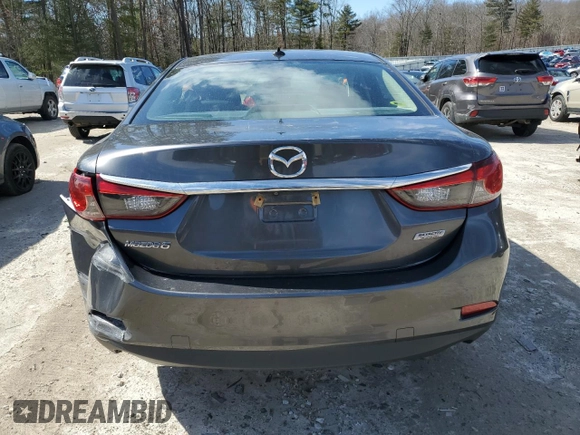 2017 Mazda 6 Touring with VIN JM1GL1V51H1111906, listed as a Copart auction lot 48467945 with 80,852 mi miles and Salvage Title. Bid and sale history available at carsss.com. Image 6.