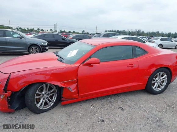 2015 Chevrolet Camaro LS with VIN 2G1FB1E39F9184696, listed as a IAAI auction lot 41339580 with 105726 miles. Bid and sale history available at carsss.com. Image 6.