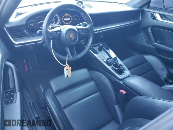 2021 Porsche 911 Turbo S with VIN WP0AD2A98MS257662, listed as a Copart auction lot 83297714 with 72,267 mi miles and Salvage Title. Bid and sale history available at carsss.com. Image 8.