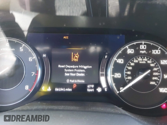 2020 Acura RDX Technology with VIN 5J8TC2H53LL014852, listed as a IAAI auction lot 39360410 with 61,341 mi miles and . Bid and sale history available at DreamBid. Image 7.
