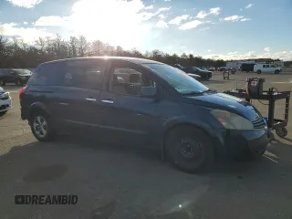 2008 Nissan Quest with VIN 5N1BV28U38N106711, listed as a Copart auction lot 83055694 with 188,961 mi miles and Salvage Title. Bid and sale history available at carsss.com. Image 4.