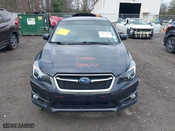 2016 Subaru Impreza Sedan 2.0i Limited with VIN JF1GJAK68GH005046, listed as a IAAI auction lot 42075244 with 80,404 mi miles. Bid and sale history available at carsss.com. Image 12.