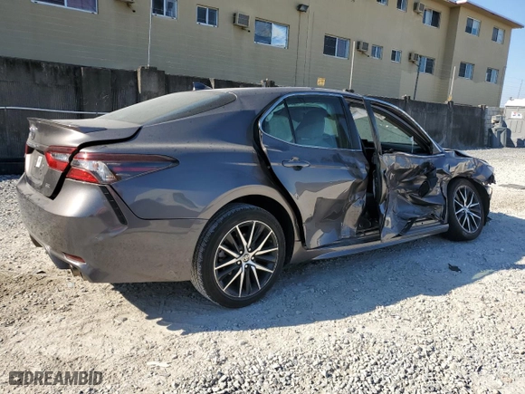 2021 Toyota Camry SE Nightshade with VIN 4T1G11AK1MU524513, listed as a Copart auction lot 47875845 with 78,244 mi miles and Non Repairable. Bid and sale history available at carsss.com. Image 3.