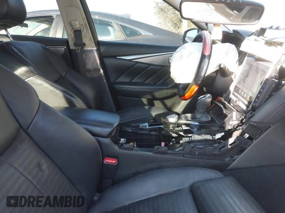 2018 Infiniti Q50 3.0t LUXE with VIN JN1EV7AP2JM590470, listed as a IAAI auction lot 41439162 with 155,029 mi miles. Bid and sale history available at carsss.com. Image 5.
